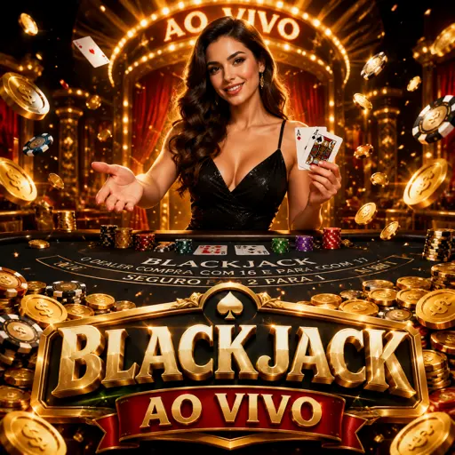 Crupiê de blackjack ao vivo